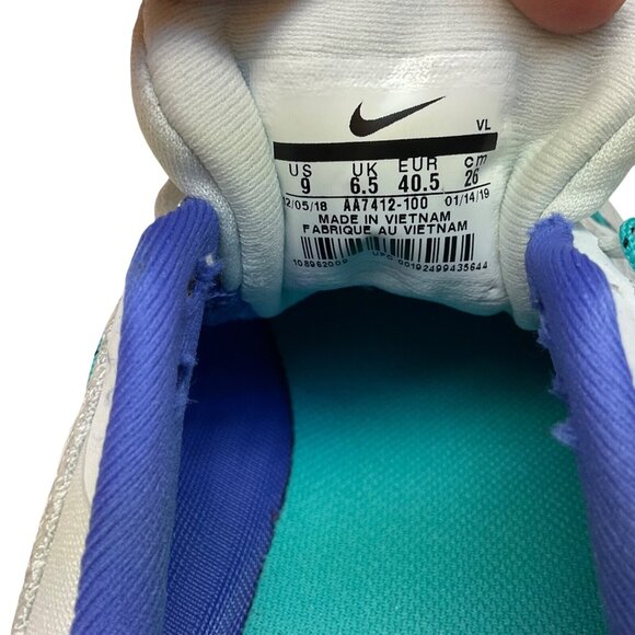 Nike Women’s Low-Cut Quest Athletic Sneakers AA7412-100 White/Multi Size 9M - Picture 8 of 8